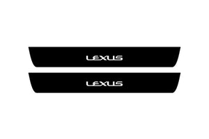 Lexus RX IV 2015-2023 Illuminated Matte Sill Plates with logo F Sport Lexus Led Door Sills PRO opdesign