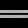 Illuminated LED Door Sill Tread Plates Lexus RZ 2022+ With Lexus Logo Lexus Led Door Sills opdesign