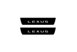 stainless steel door sill plates for Lexus RZ 2022+ with Lexus logo