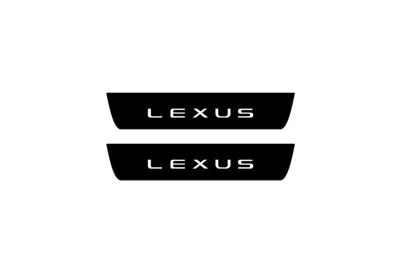stainless steel door sill plates for Lexus RZ 2022+ with Lexus logo