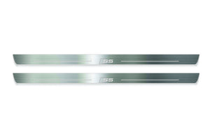 Audi A5 I 2007-2016 LED Door Sills Illuminated Scuff S5 Logo Stainless Steel Entry Guards