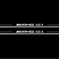 Mercedes S-Class C217 Stainless Steel LED Door Sills – AMG S63 Logo