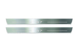 Audi A7 C7 2010+ LED door sill plates stainless steel with S7 logo