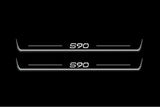 Volvo S90 II 2016+ Stainless Steel LED Door Sills – S90 Logo