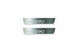 Volvo S90 II 2016+ Stainless Steel LED Door Sills – S90 Logo