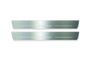 Renault Scenic III 2009+ Stainless Steel LED Door Sills – Scenic Logo