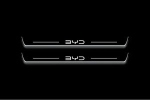 BYD Sealion 7 2024+ Stainless Steel LED Door Sills – BYD Logo