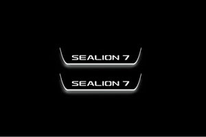 BYD Sealion 7 2024+ Stainless Steel LED Door Sills – Sealion 7 Logo