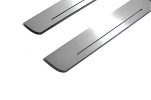 Mercedes S-Class C217 Stainless LED Door Sills – Mercedes-Benz Logo