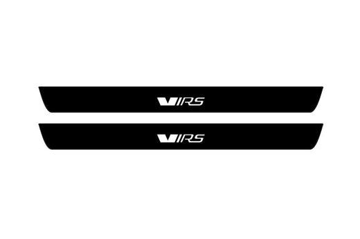 Skoda Octavia (A5) II 2004–2013 Matte PRO LED Door Sills – VRS Logo