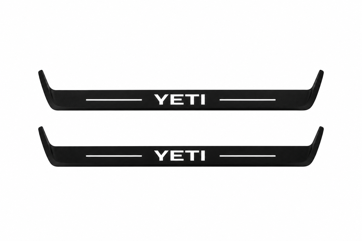 Skoda Yeti Matte PRO LED door sills with YETI Type 2 design