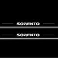 Kia Sorento I 2002+ Stainless Steel LED Door Sills – Sorento Logo