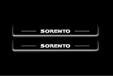 Kia Sorento I 2002+ Stainless Steel LED Door Sills – Sorento Logo