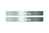 Kia Sorento I 2002+ Stainless Steel LED Door Sills – Sorento Logo