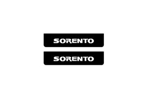KIA Sorento I 2002-2009 Illuminated Matte Sill Plates with logo Sorento KIA Led Door Sills PRO opdesign
