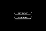 Land Rover Discovery Sport L550 2015+ Stainless LED Door Sills – Sport Logo