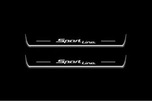 BMW 3 G20 2019+ LED Door Sills Illuminated Scuff Sport Line Logo Stainless Steel Entry Guards