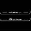 BMW 5 G30 2017-2023 LED Door Sills Illuminated Scuff Sport Line Logo Stainless Steel Entry Guards