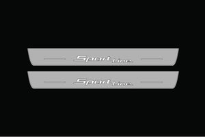 Illuminated LED Door Sill Tread Plates BMW 3 G20 2019+ With Sport Line Logo BMW Led Door Sills opdesign