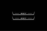Dodge Charger LD 2005+ door sill plates in stainless steel with SRT logo