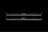 LED door sill plates for Dodge Charger LD 2005+ stainless steel with SRT logo