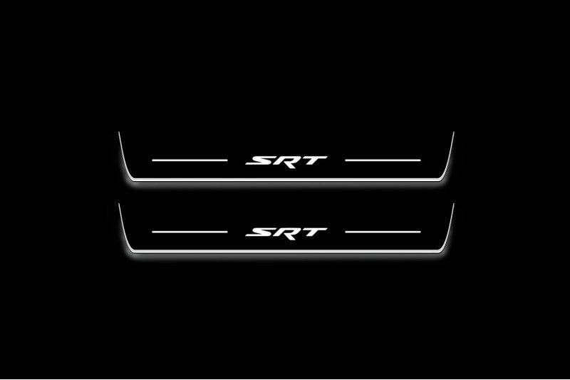 Jeep Grand Cherokee V 2021+ Stainless Steel LED Door Sills – SRT Logo