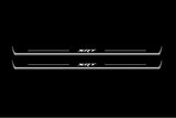LED door sill plates for Dodge Challenger 2008+ with SRT logo
