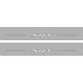Illuminated LED Door Sill Tread Plates Jeep Grand Cherokee V 2021+ With SRT Logo Jeep Led Door Sills opdesign