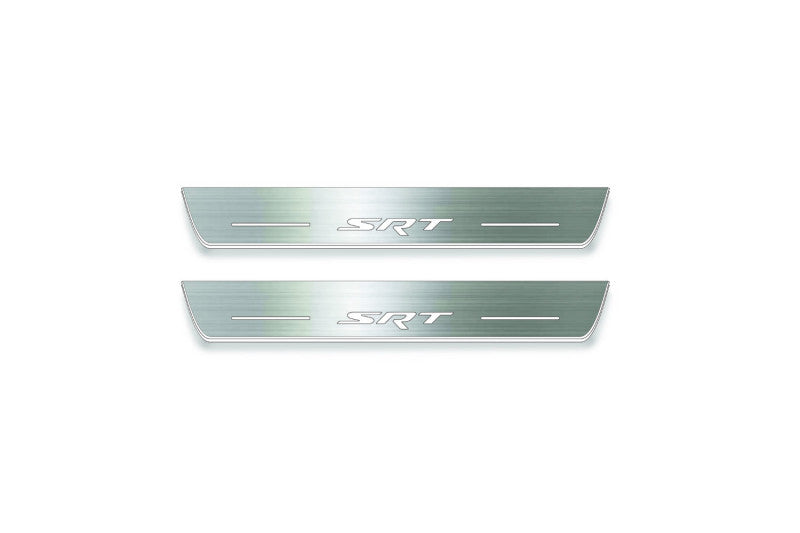 LED door sill plates for Dodge Charger LD 2005+ with SRT logo
