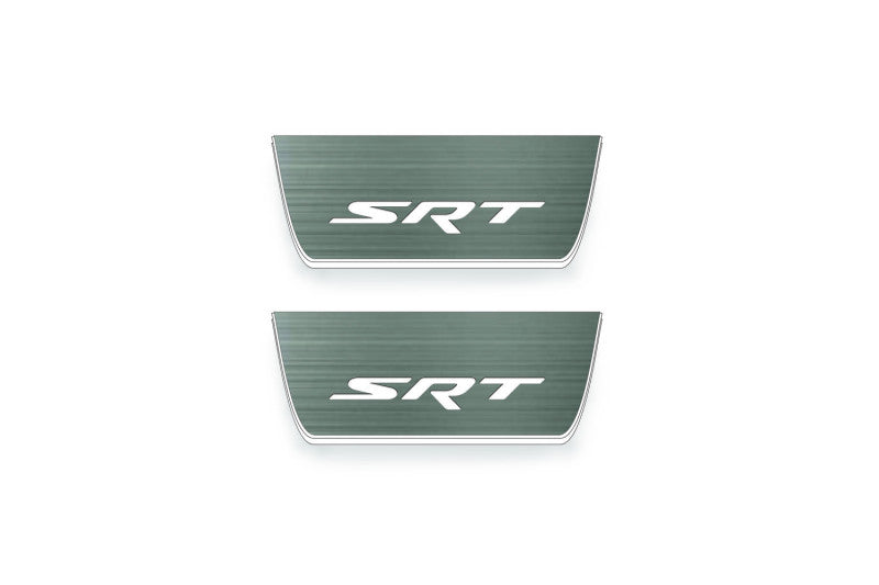 Jeep Grand Cherokee V 2021+ Stainless Steel LED Door Sills – SRT Logo