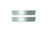 stainless steel LED door sill plates for Dodge Durango III 2011+ with SRT logo