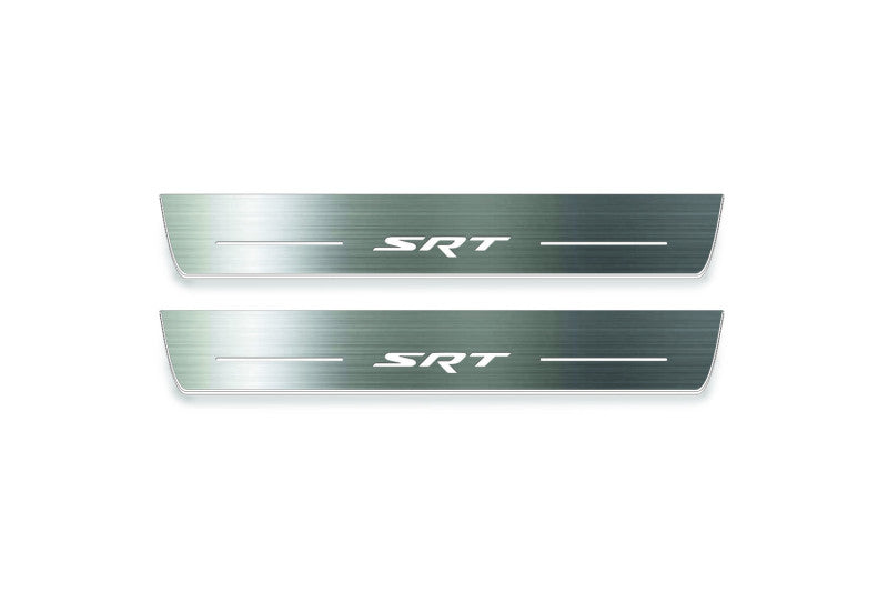 Jeep Grand Cherokee V 2021+ Stainless Steel LED Door Sills – SRT Logo