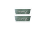 Jeep Grand Cherokee IV WK2 2010+ illuminated entry guards in stainless steel with SRT Hellcat logo