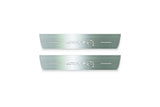 Dodge Durango III 2011+ stainless steel LED door sill plates with SRT Hellcat logo
