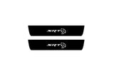 illuminated door sill protectors for Dodge Durango III 2011+ with SRT Hellcat logo