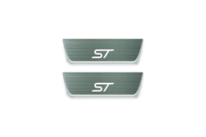 Ford Edge II 2015+ LED Door Sills Illuminated Scuff ST Logo Stainless Steel Entry Guards Door Sills Decoin