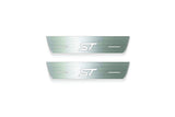 stainless steel LED door sill plates for Ford Focus IV 2018+ with ST logo