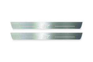 Ford Focus IV 2018+ LED Door Sills Illuminated Scuff ST Logo Stainless Steel Entry Guards Door Sills Decoin