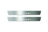Alfa Romeo Stelvio 2016+ LED door sill plates with Stelvio logo