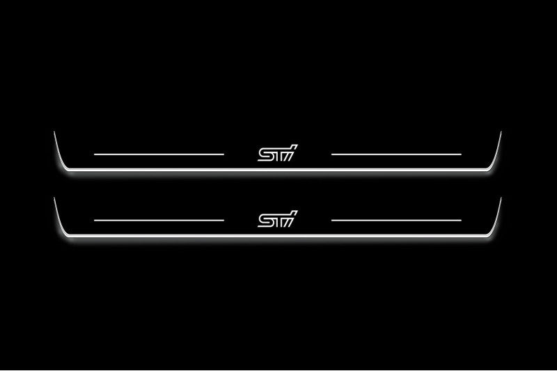 Subaru BRZ II ZD8 2021+ Stainless Steel LED Door Sills – STI Logo