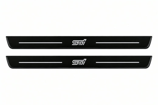 Subaru BRZ Coupe ZD8 2021–Present — Matte PRO LED Door Sills — STI Logo