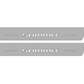 Illuminated LED Door Sill Tread Plates Jeep Grand Cherokee V 2021+ With Summit Logo Jeep Led Door Sills opdesign