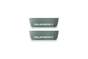 Jeep Grand Cherokee IV WK2 Stainless Steel LED Door Sills – SUMMIT Logo