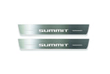 Jeep Grand Cherokee V Stainless Steel LED Door Sills – Summit Logo