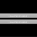 Dodge Charger 2011-2023 LED Door Sills Illuminated Scuff Super Bee Logo Stainless Steel Entry Guards