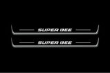 stainless steel door sill plates for Dodge Charger LD 2011+ with Super Bee logo