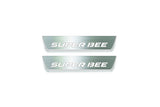 stainless steel LED door sill plates for Dodge Charger LD 2011+ with Super Bee logo