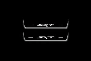 Dodge Durango III 2011+ LED Door Sills Illuminated Scuff SXT Logo Stainless Steel Entry Guards Door Sills Decoin
