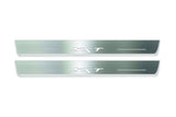 Dodge Charger LD 2011+ illuminated entry guards in stainless steel with SXT logo