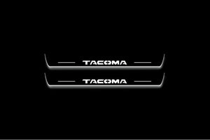 Toyota Tacoma II N200 Stainless Steel LED Door Sills – Tacoma Logo